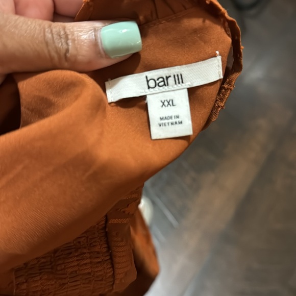 Rust Ruffle Dress - Picture 4 of 4